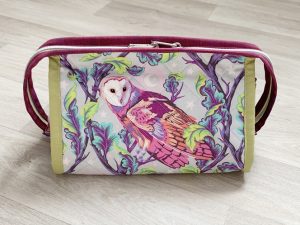 Nähtrefftasche mit Eulenmotiv