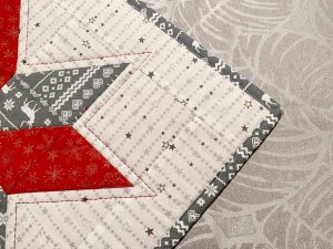 Quilt mit Binding.